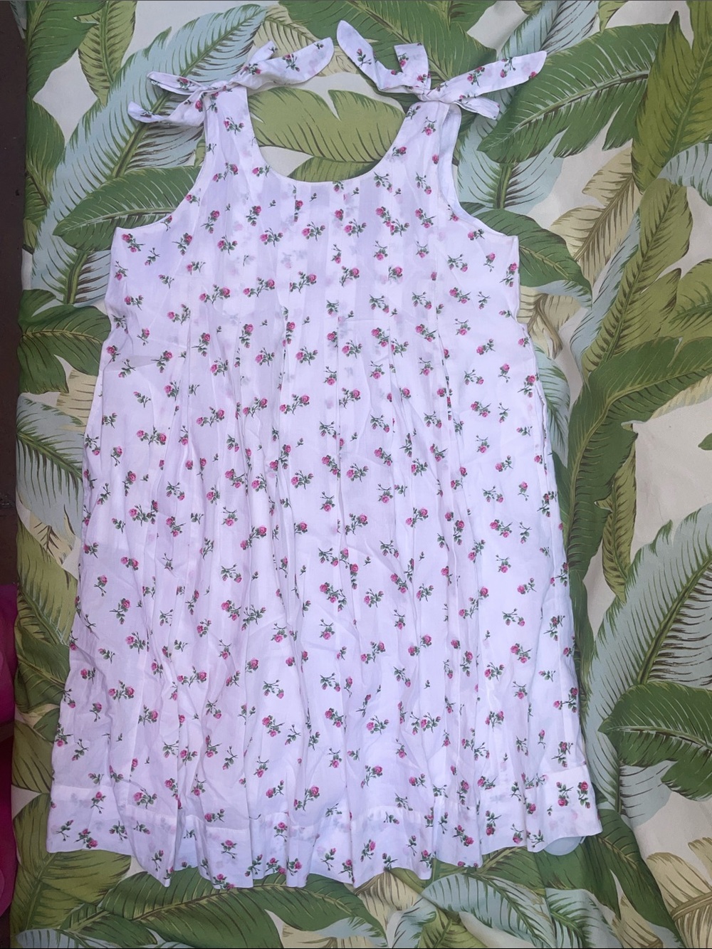 Beach Riot NWT Sz 13/14 Girls 💯Cotton Peony Blossom Little Maisie Dress msrp $88